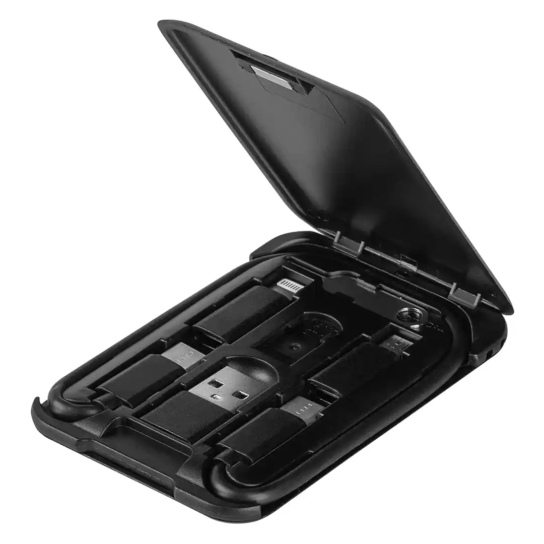 STORE - Plastična kutija sa adapterima i držač za mobilni telefon