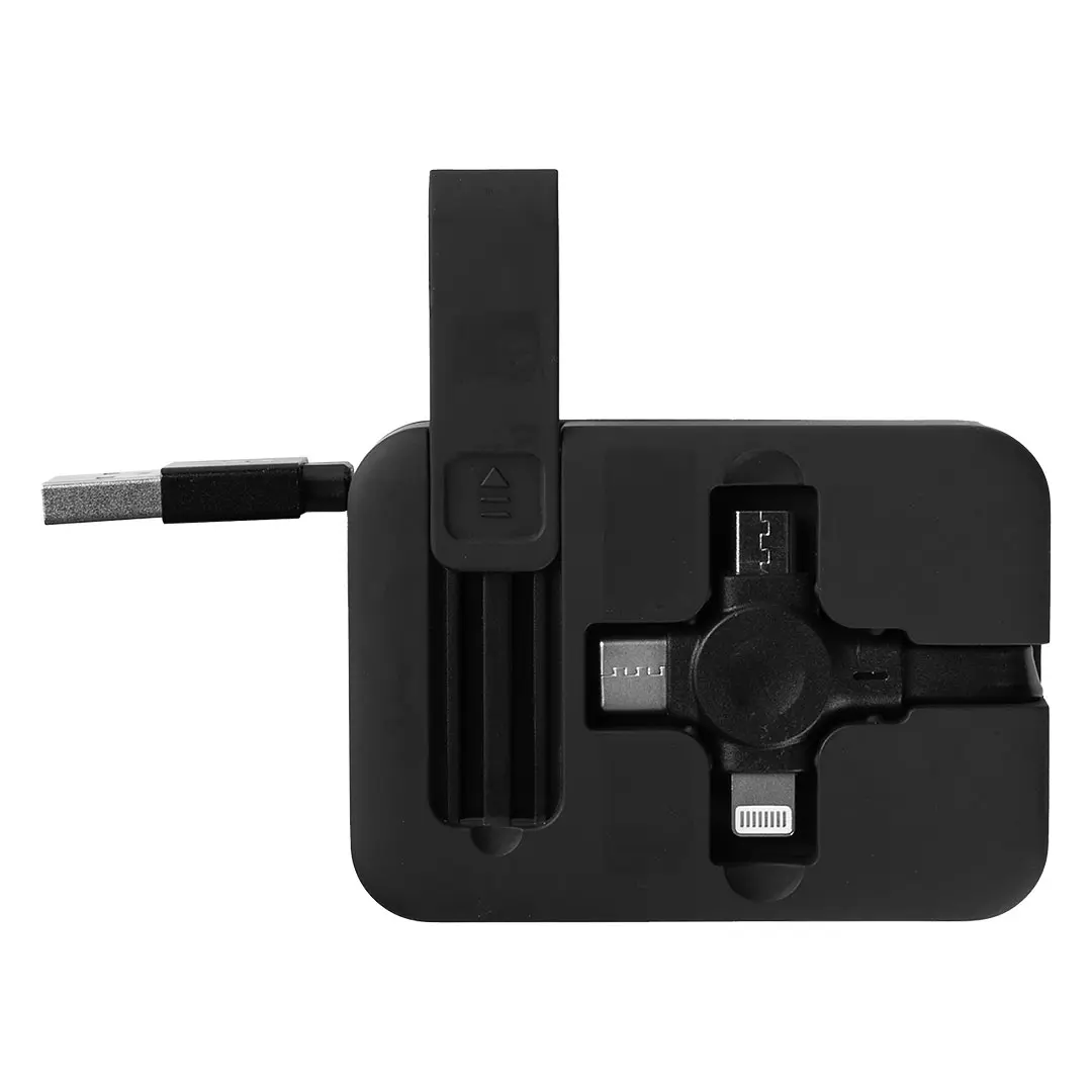 37.955.10  GLOBAL - USB kabl 3 u 1 sa držačem za mobilne uređaje