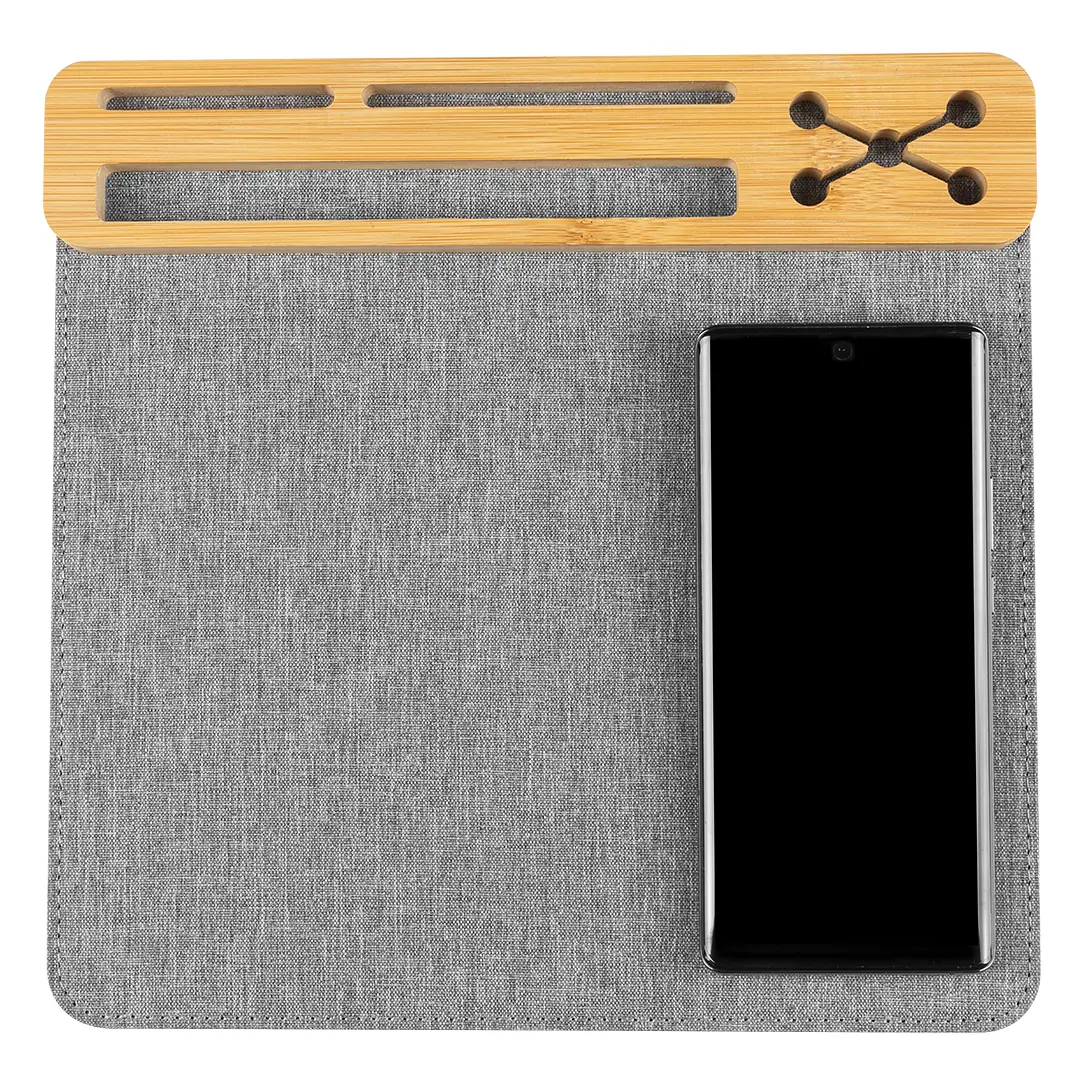 37.958.12  TECH PAD - Podloga za kompjuterski miš i bežični punjač, 15W