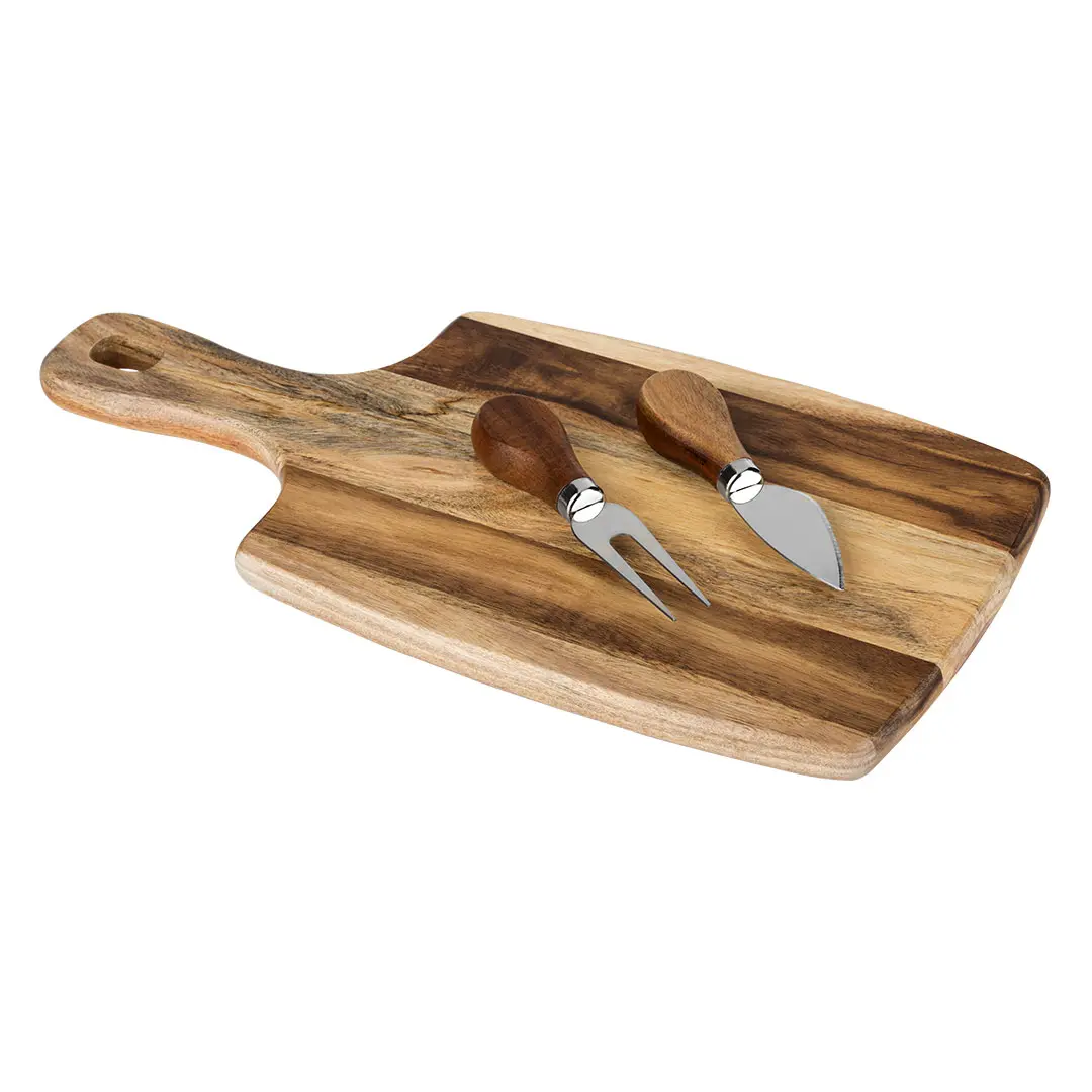 41.054.71 PARMA - Set drvena daska i pribor za sir sa drvenom drškom, 3/1