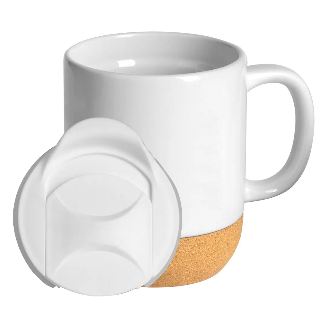 44.126.90  CORTADO SUBLI - Keramička šolja za sublimaciju sa dnom od plute, 400 ml
