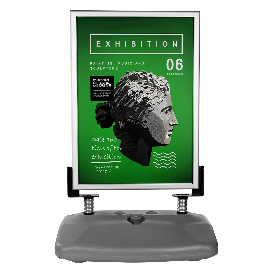 36.019.80 WIND DISPLAY A1 - Aluminijumski reklamni ram sa postoljem