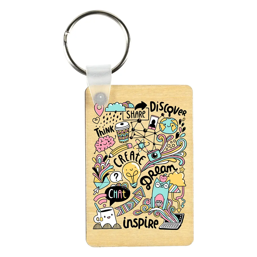 30.067.71 SUBLI PLY 6X4 - Privezak za ključeve od šper-ploče