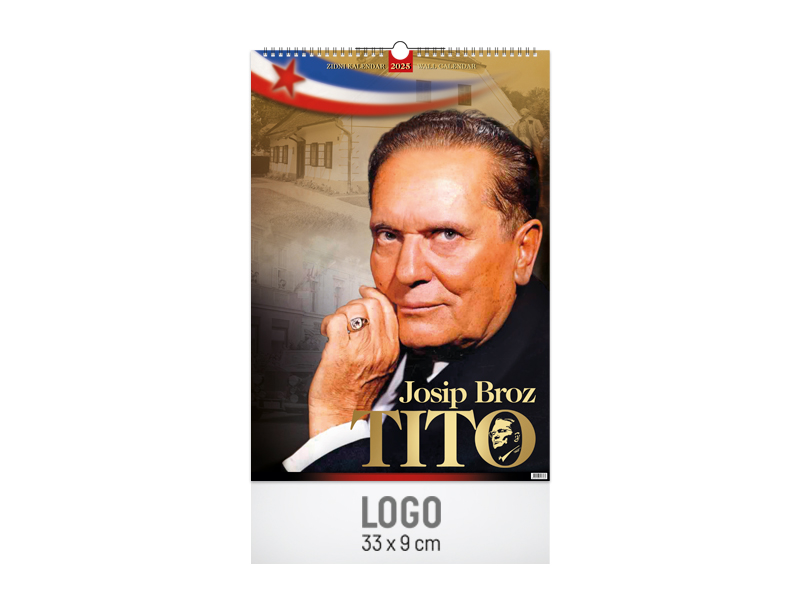 Zidni kalendar: 7 lista, 33x48cm, dvomesečni - TITO (1918)