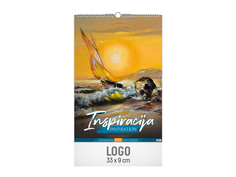 Zidni kalendar: 7 lista, 33x48cm, dvomesečni - INSPIRACIJA (1929)