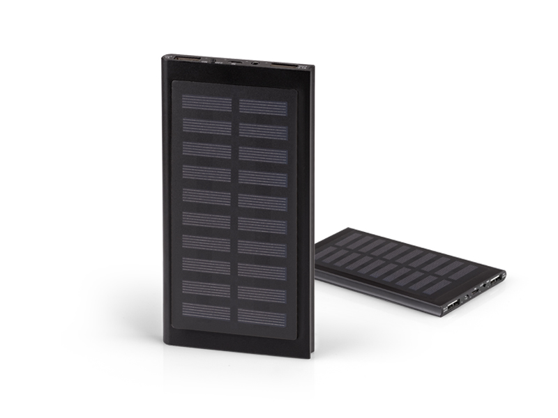Metalna solarna pomoćna baterija, 8000 mAh - SOLAR (3572)