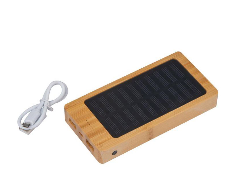 Solarna pomoćna baterija od bambusa - SOLAR ECO (3600)