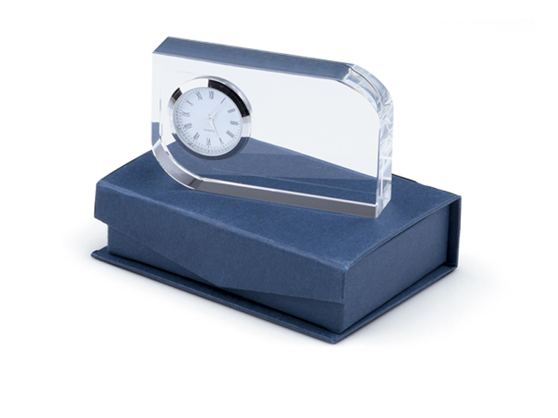 Stakleni stoni sat u lux poklon kutiji - PIXI (4521)