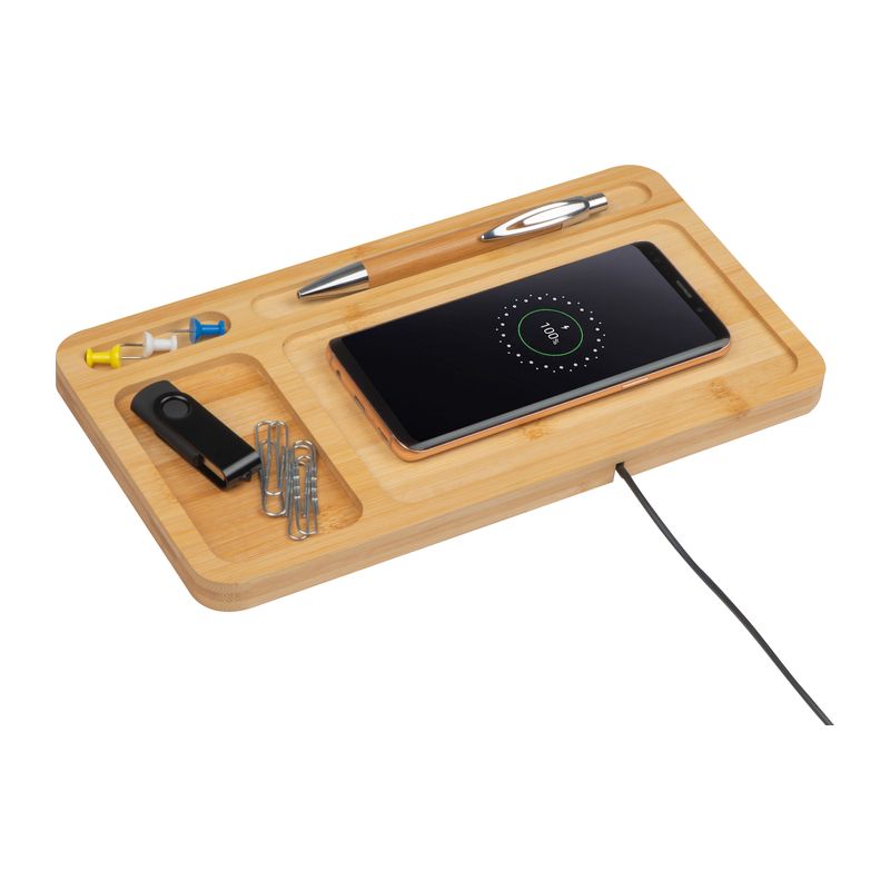Drveni podmetač sa wireless punjenjem - DESK (5081)