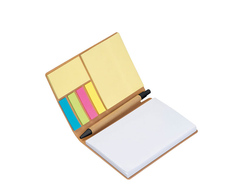 Blokčić sa višebojnim obeleživačima i stiker papirićima - AMOS (5116)