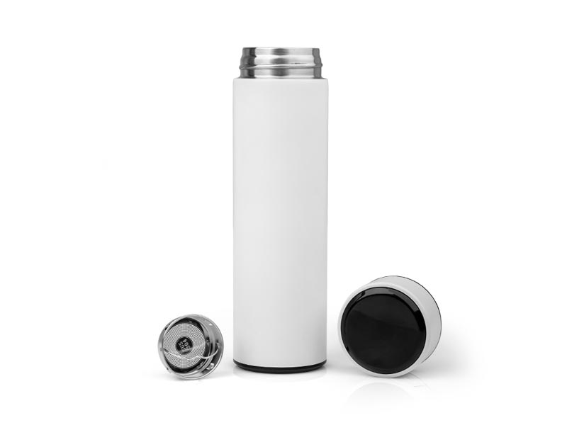 Metalni termos sa indikatorom temperature, 450 ml - CALDO (6606)