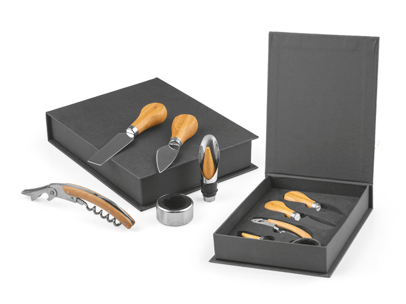 Set za sir i vino u poklon kutiji - CHEDAR (6651)
