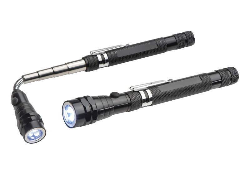 Metalna baterijska lampa, 3 LED diode - BALAST (5524)