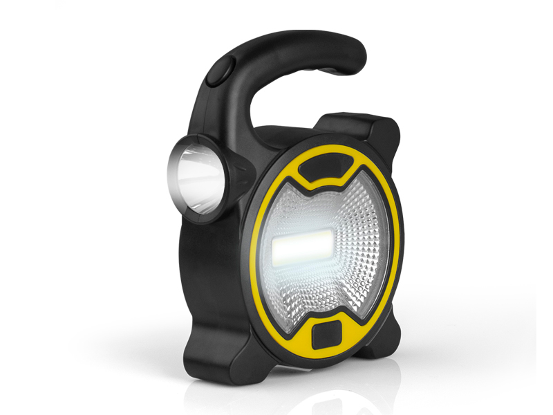 Plastična LED baterijska lampa, 2 lampe - SPOT LIGHT (5536)